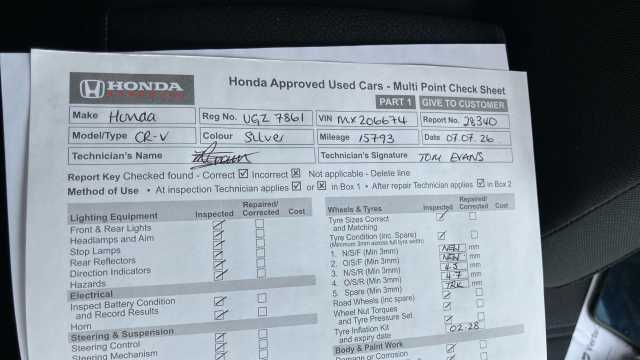Honda CR-V 2.0 i-MMD Hybrid SE 2WD 5dr eCVT 